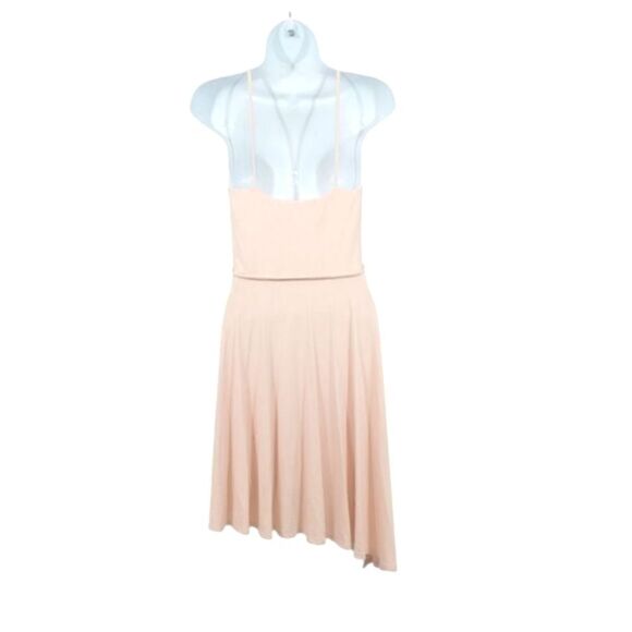 NEW Revolve Susana Monaco Uneven Hem Dress in Pink Sand Size Medium - Picture 8 of 13